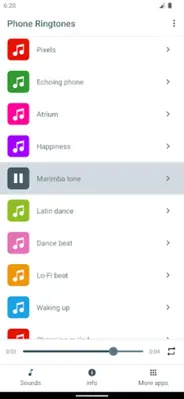 Phone Ringtones android App screenshot 1